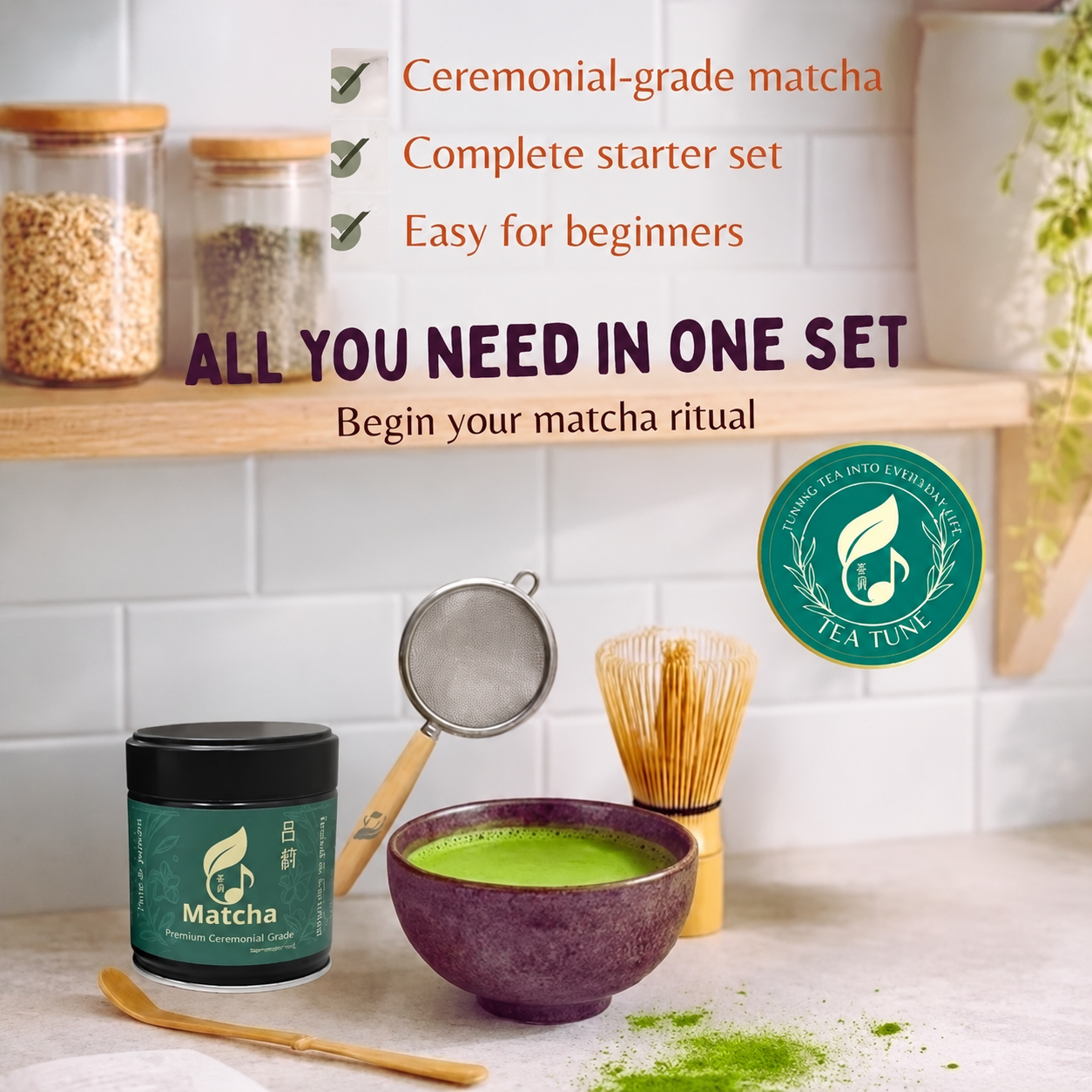 Matcha Starter Kit (with 30g Ceremonial Matcha) - Image 9
